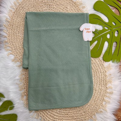 Saída de Maternidade Tricotil (Tricot 100% Algodão) - Verde Mini Safari